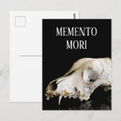 Dierlijke schedel briefkaart (Voorkant / Achterkant)