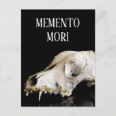 Dierlijke schedel briefkaart (Voorkant)