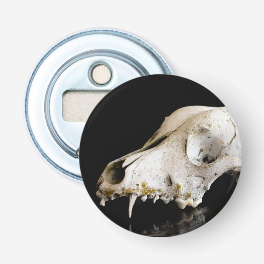 Dierlijke schedel button flesopener (Voorkant)
