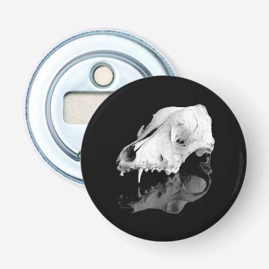 Dierlijke schedel button flesopener (Voorkant)