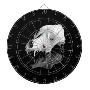 Dierlijke schedel dartbord