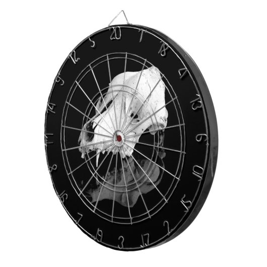 Dierlijke schedel dartbord (Voorkant Rechts)