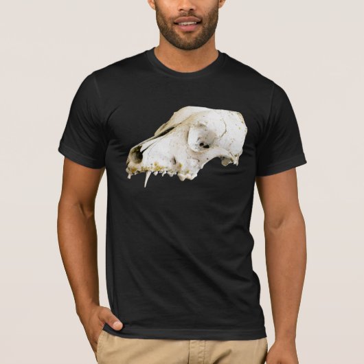 Dierlijke schedel t-shirt (Voorkant)