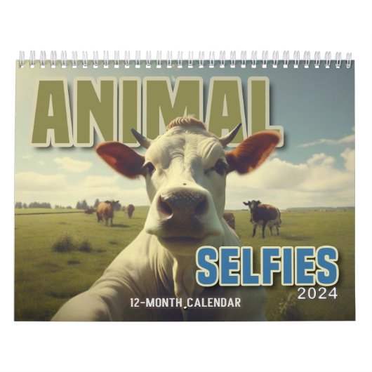 Dierlijke selfies kalender (Hoes)