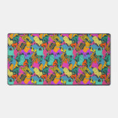 Dierlijke Silhouettes Patroon Bureaumat (Voorkant)