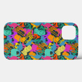 Dierlijke Silhouettes Patroon Case-Mate iPhone Case (Achterkant (horizontaal))