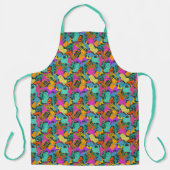Dierlijke Silhouettes Patroon Schort (Voorkant)