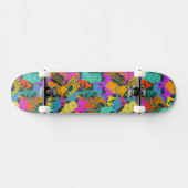 Dierlijke Silhouettes Patroon Skateboard (Horizontaal)
