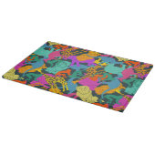 Dierlijke Silhouettes Patroon Snijplank (Hoek)