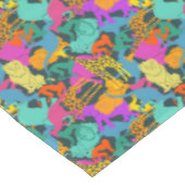 Dierlijke Silhouettes Patroon Tafelkleed (Gekanteld)