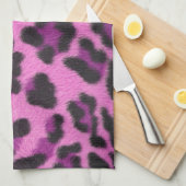 Dierlijke spots theedoek (Quarter Fold)