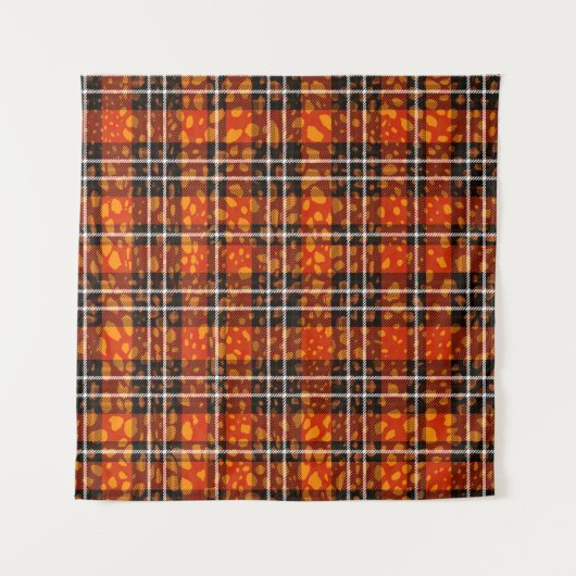 Dierlijke Stippen van het Mengsel van het Patroon Wandkleed (Voorkant)