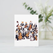 Dierlijke symfonie briefkaart (Staand voorkant)