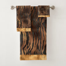 Dierlijke tijger - Gold Elegant metallisch glam