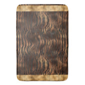 Dierlijke tijger - Gold Elegant metallisch glam Badmat (Voorkant Verticaal)