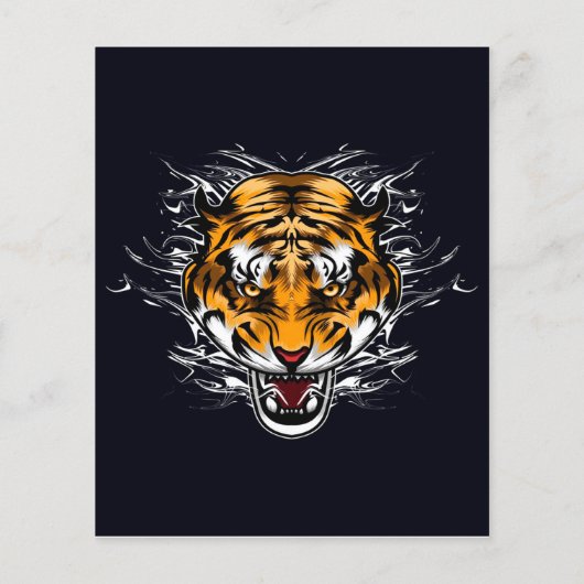 Dierlijke tiny dolphin flyer (Achterkant)