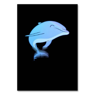 Dierlijke tiny dolphin kaart