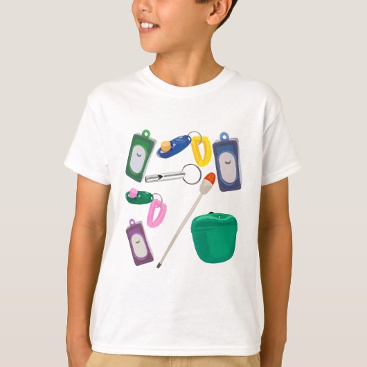 Dierlijke trainingshulpmiddelen t-shirt (Voorkant)