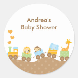 Dierlijke trein Stickers