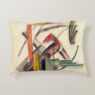 Dierlijke van Franz Marc,  expressionistische kuns Accent Kussen