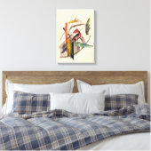 Dierlijke van Franz Marc,  expressionistische kuns Canvas Afdruk (Insitu (Slaapkamer))