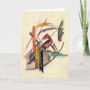 Dierlijke van Franz Marc,  expressionistische kuns Kaart