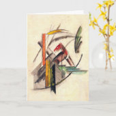 Dierlijke van Franz Marc,  expressionistische kuns Kaart (Gele Bloem)