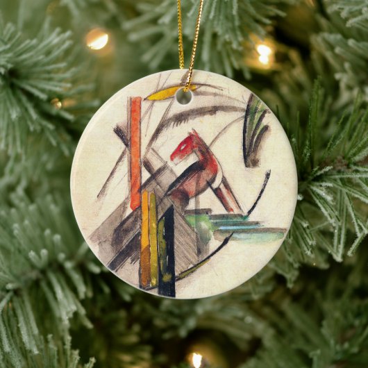 Dierlijke van Franz Marc, expressionistische kuns Keramisch Ornament (Boom)