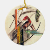 Dierlijke van Franz Marc,  expressionistische kuns Keramisch Ornament (Voorkant)