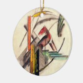 Dierlijke van Franz Marc,  expressionistische kuns Keramisch Ornament (Links)