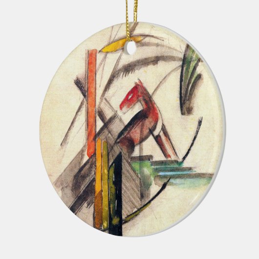 Dierlijke van Franz Marc,  expressionistische kuns Keramisch Ornament (Links)