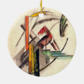 Dierlijke van Franz Marc,  expressionistische kuns Keramisch Ornament (Achterkant)