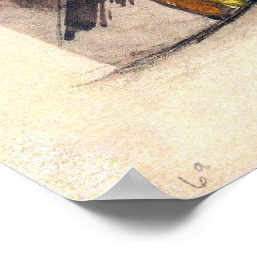 Dierlijke van Franz Marc,  expressionistische kuns Poster (Hoek)