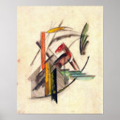 Dierlijke van Franz Marc,  expressionistische kuns Poster (Voorkant)