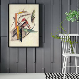 Dierlijke van Franz Marc,  expressionistische kuns Poster