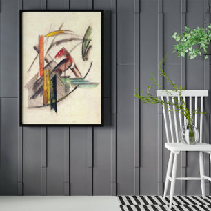Dierlijke van Franz Marc,  expressionistische kuns Poster