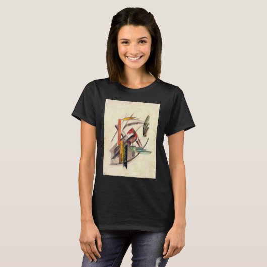 Dierlijke van Franz Marc,  expressionistische kuns T-shirt (Voorkant volledig)