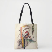 Dierlijke van Franz Marc, expressionistische kuns Tote Bag (Voorkant)