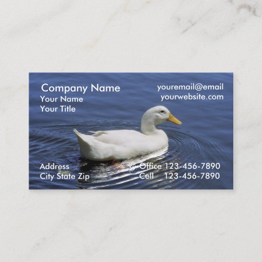 Dierlijke Visitekaartjes (Voorkant)