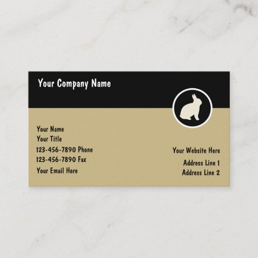 Dierlijke Visitekaartjes (Voorkant)