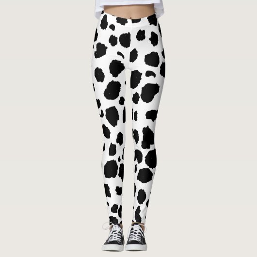 Dierlijke vlekken leggings (Voorkant)