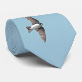Dierlijke vogelpest Slik en Barn Swallow Stropdas