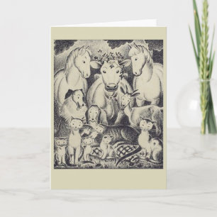 Dierlijke Vrienden Kaart