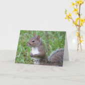 Dierlijke wenskaarten kaart (Gele Bloem)