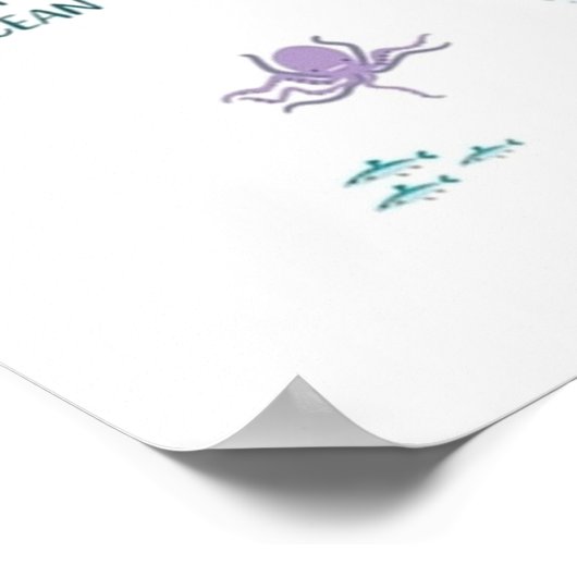 Dierlijke Wereldkaart Poster (Hoek)