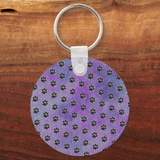 Dierlijke zaken Dank u Dog Paw klantenbinding Sleutelhanger (Achterkant)