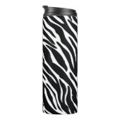 Dierlijke zebra naadloos patroonontwerp thermosbeker (Geroteerd rechts)