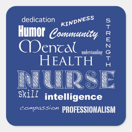 Dierlijke ziekteverwekkers Attributen-Blueberry Vierkante Sticker (Voorkant)