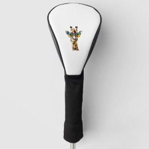 Dierlijke zonnebril giraffe met zonnebril golfheadcover