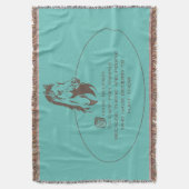 Dierlijke zorg - Drijvende Logo Deken (Voorkant Verticaal)